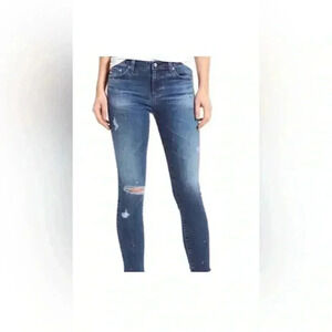 AG Adriano Goldschmied the legging ankle- super skinny ankle size 25R distressed